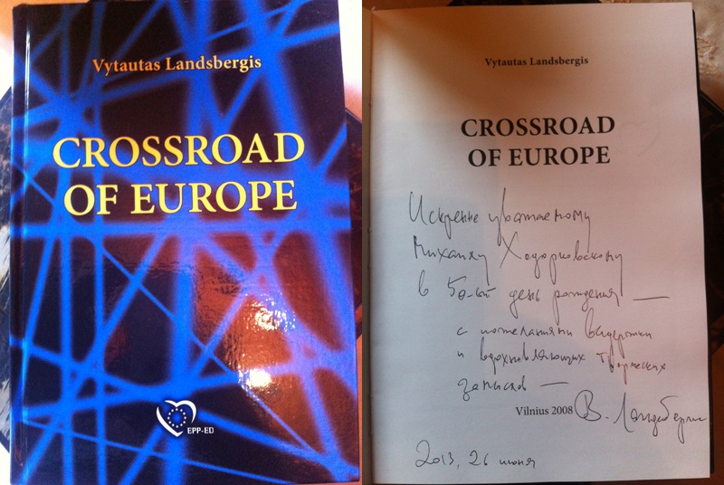 Crossroad of Europe by Vytautas Landsbergis