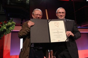 Czlowiek roku 2014 GW - wreczenia nagrody Michailowi Chodorkowskiemu