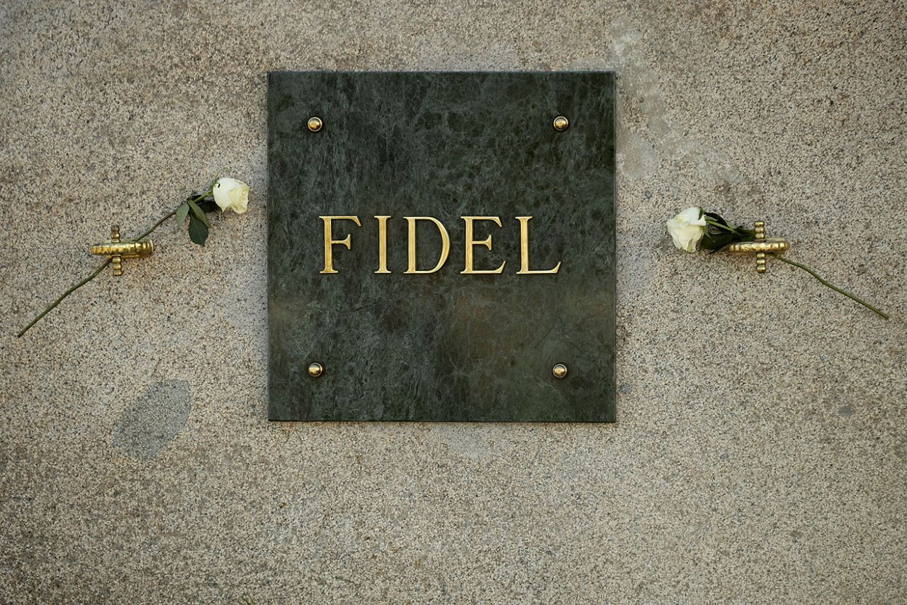 The tomb of Fidel Castro 
